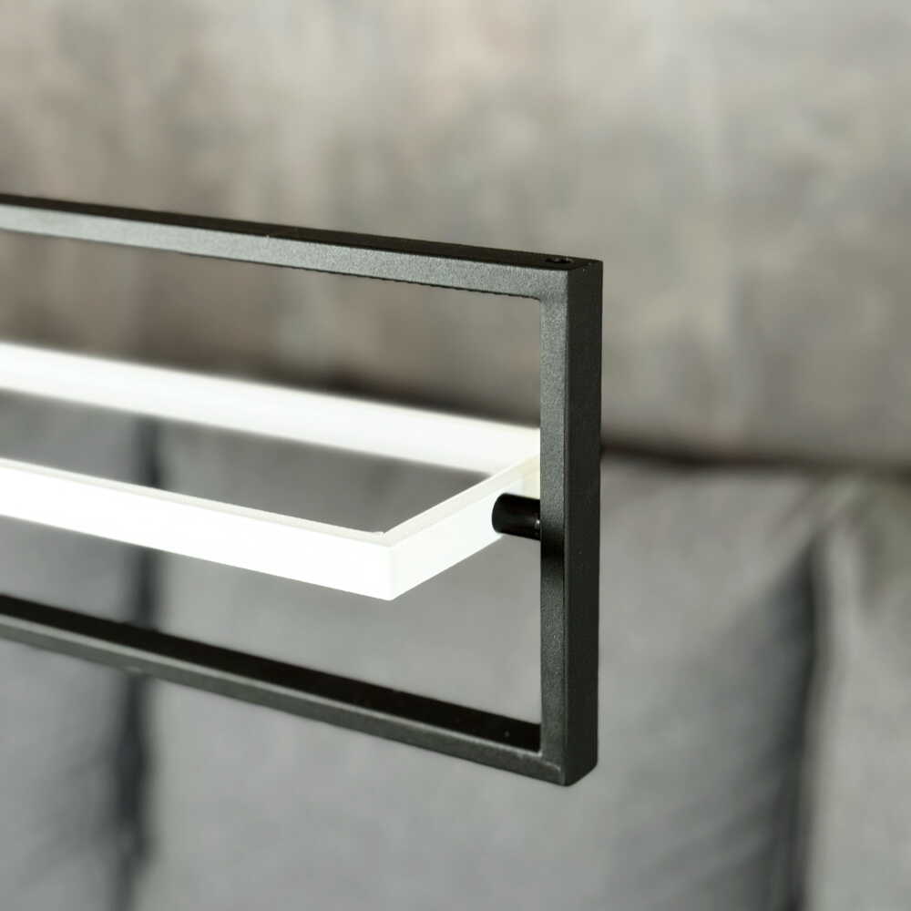 Светильник LED smart PRADA-Р с пультом 90Вт 3000-5000K 5800Lm Прямоугольный Черно-белый 220735